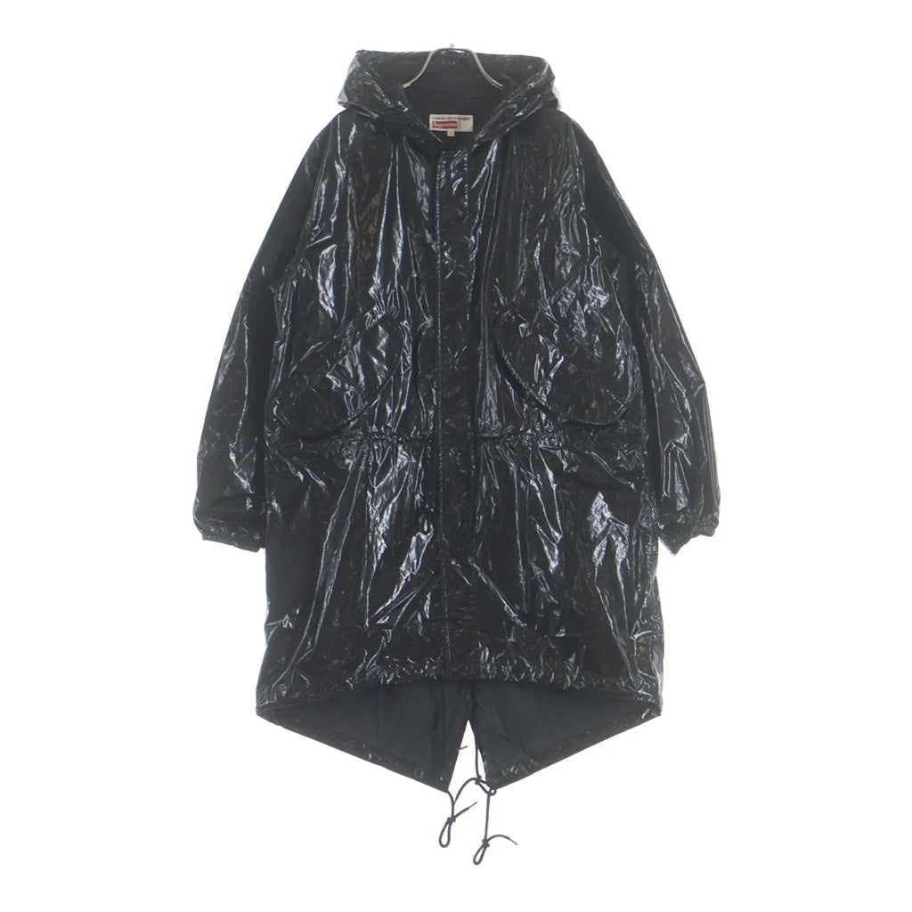 SUPREME(シュプリーム) 17SS ×COMME des GARCONS SHIRT Fishtail Parka コムデギャルソンシャツ ロゴ フィッシュテールパーカー モッズコート ジャケット ブラック