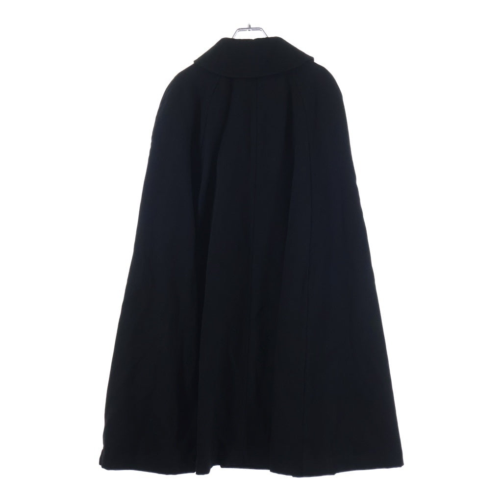 BLACK COMME des GARCONS(ブラックコムデギャルソン) 12AW キュプラ混 トレンチポンチョ ブラック レディース 1J-C002 AD2012