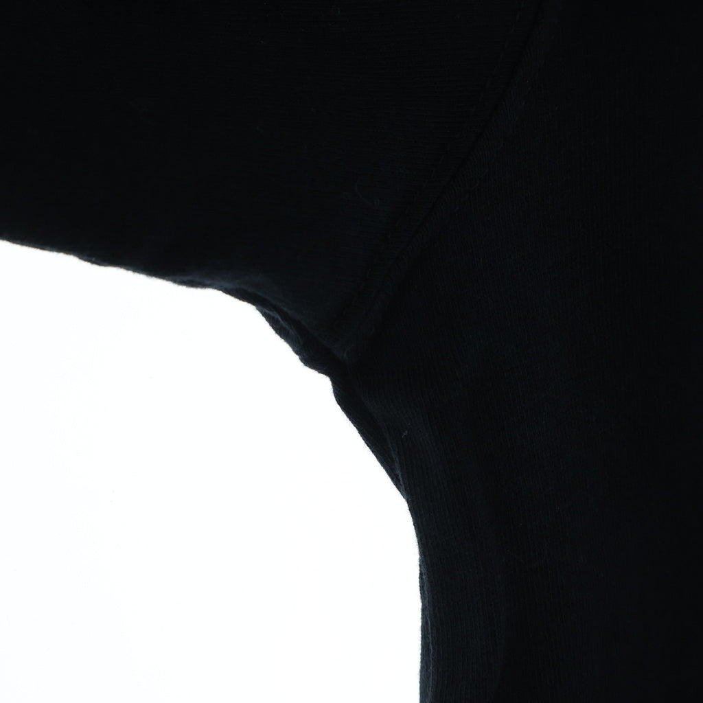 Yohji Yamamoto POUR HOMME(ヨウジヤマモト プールオム) ×Yomiuri Giants L/S COTTON TEE 読売ジャイアンツ ロゴプリント クルーネック 長袖Tシャツ カットソー ブラック SE-T17-028