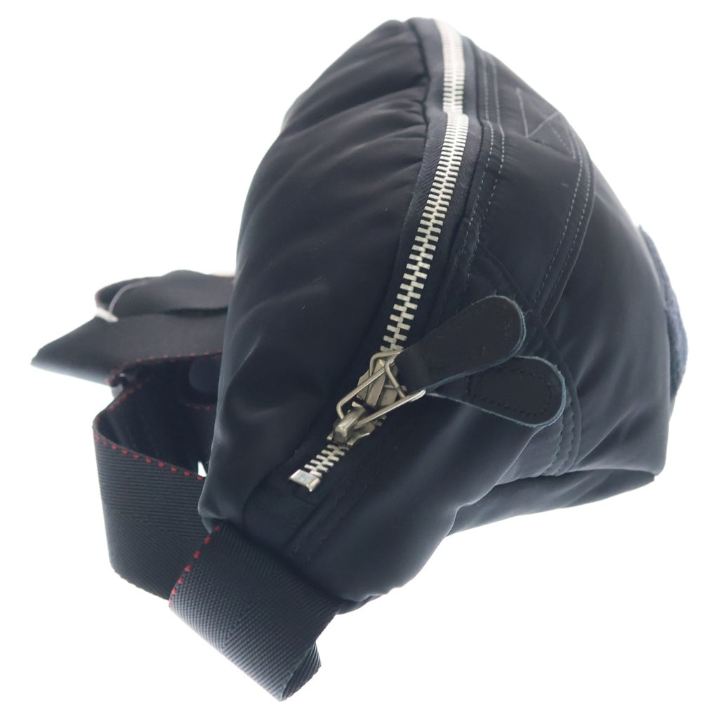 COMME des GARCONS HOMME(コムデギャルソンオム) ロゴ ナイロンツイル ウエストバッグ ボディバッグ ブラック HK-K202-051 レディース