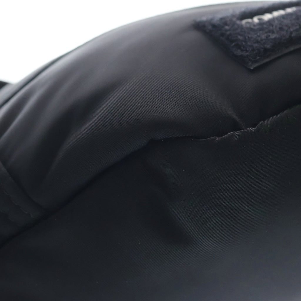 COMME des GARCONS HOMME(コムデギャルソンオム) ロゴ ナイロンツイル ウエストバッグ ボディバッグ ブラック HK-K202-051 レディース
