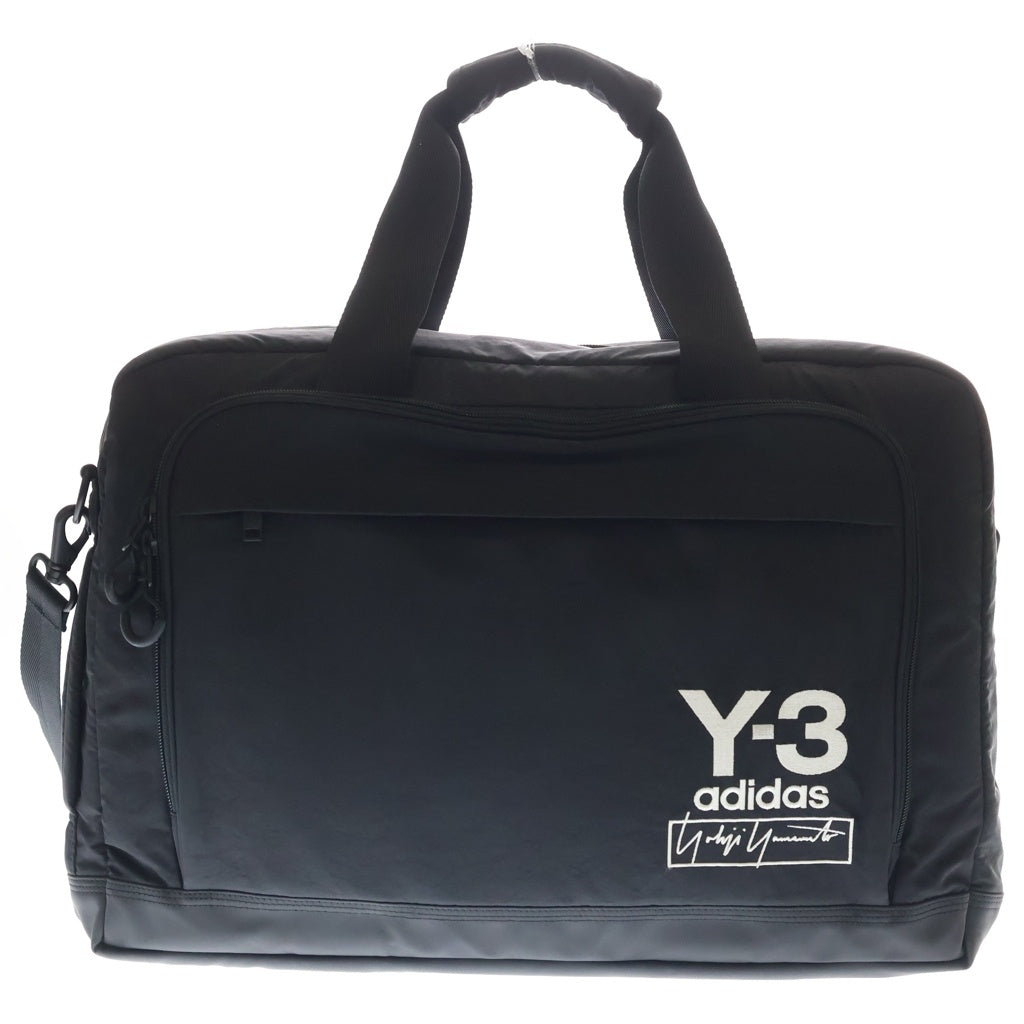 Y-3(ワイスリー) WEEKENDER ロゴ刺繍 ナイロン ブリーフケース ビジネスバッグ ハンドバッグ ショルダーバッグ ブラック FH9246 レディース