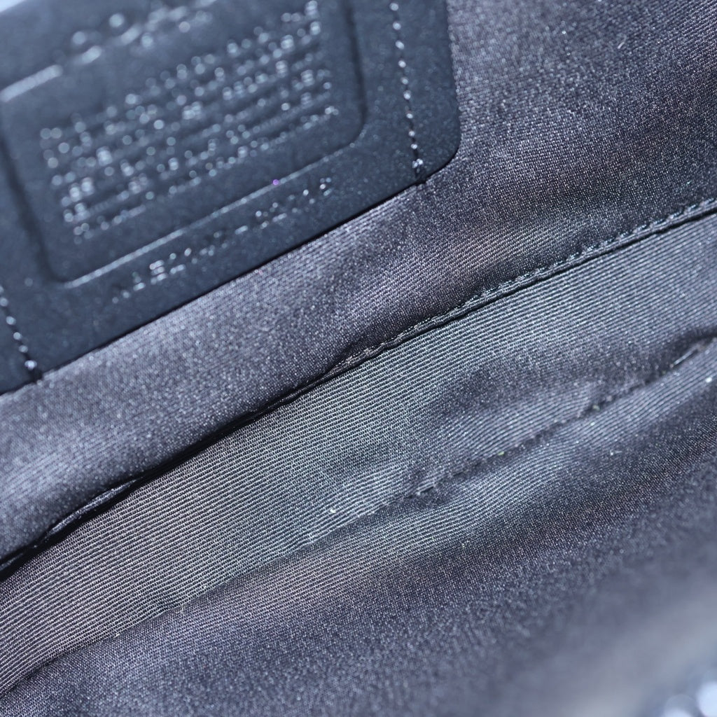 COACH(コーチ) レザー ボディバッグ ウエストバッグ ブラック E2147-C2716 レディース