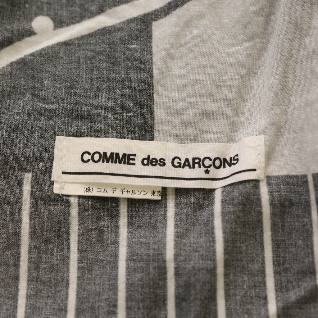 COMME des GARCONS(コムデギャルソン) 13SS サッカーデザインプリント 特大 スカーフ マルチカラー OI-K009 レディース