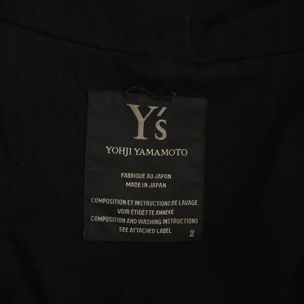 Y's(ワイズ) ウール カーディガン ジャケット ブラック レディース