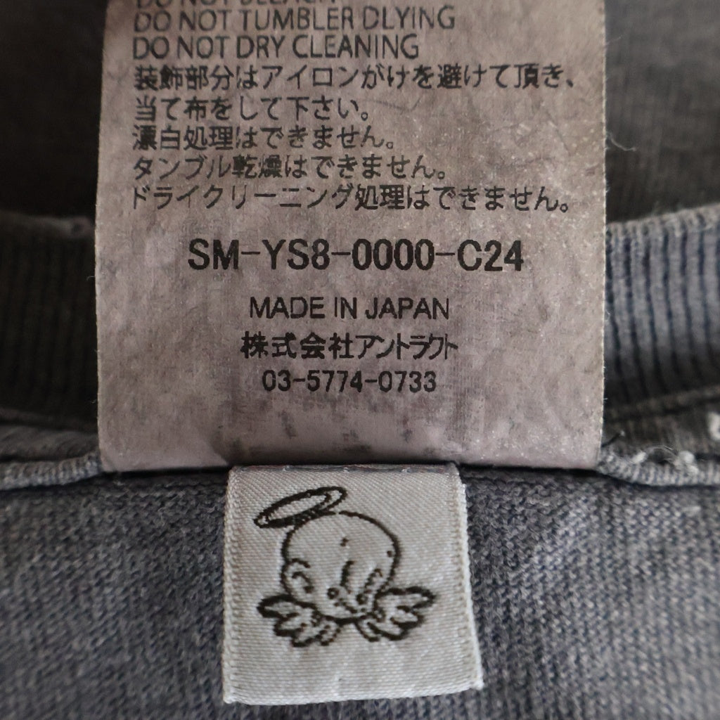 SAINT MICHAEL(セントマイケル) 24SS EVANGELION EV SS TEE 新世紀 エヴァンゲリオン Tシャツ ブラック SM-YS8-0000-C24