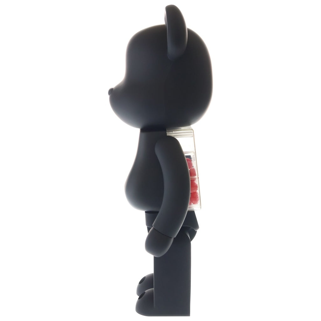 BE@RBRICK(ベアブリック) ×Andy Warhol × JEAN-MICHEL BASQUIAT #1000% ベアブリック×アンディーウォーホル×ジャンミシェルバスキア フィギュア 人形 インテリア レッド/ブラック