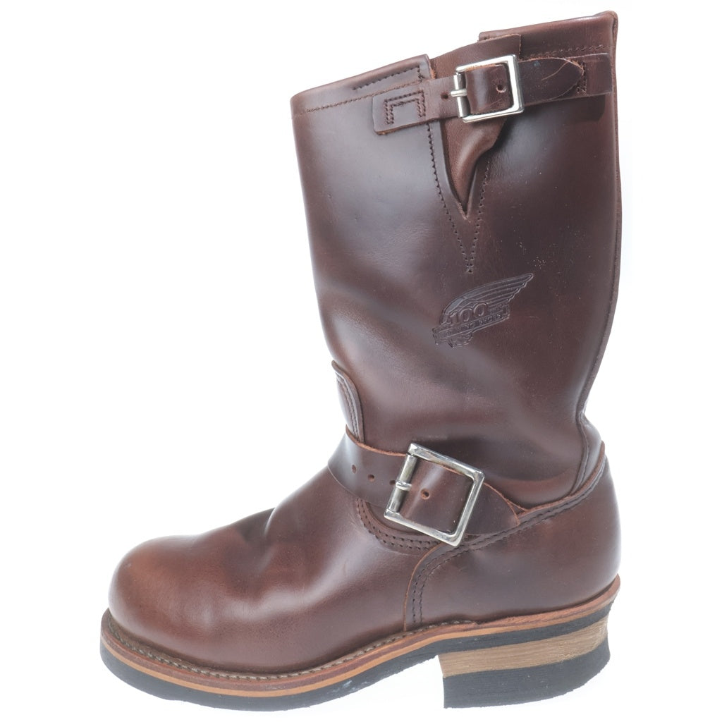 RED WING(レッド ウイング) 8258 100周年記念 エンジニア ロングブーツ レザー ブラウン