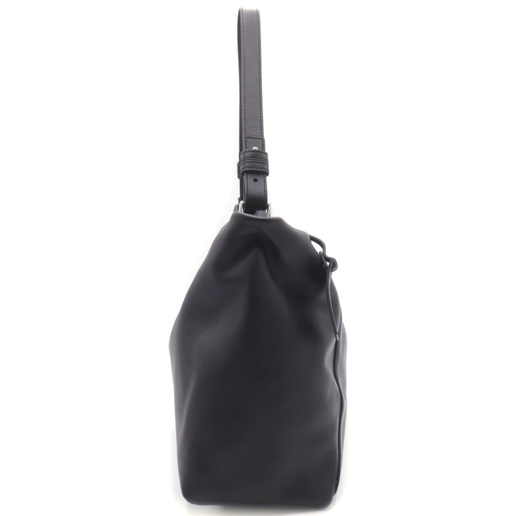 MM6 Maison Margiela(エムエムシックスメゾンマルジェラ) FOLDED POCHETTE JAPANESE フォルテッド カーフレザー ジャパニーズハンドバッグ ショルダーバッグ ブラック SB5WF0016 P8805 レディース