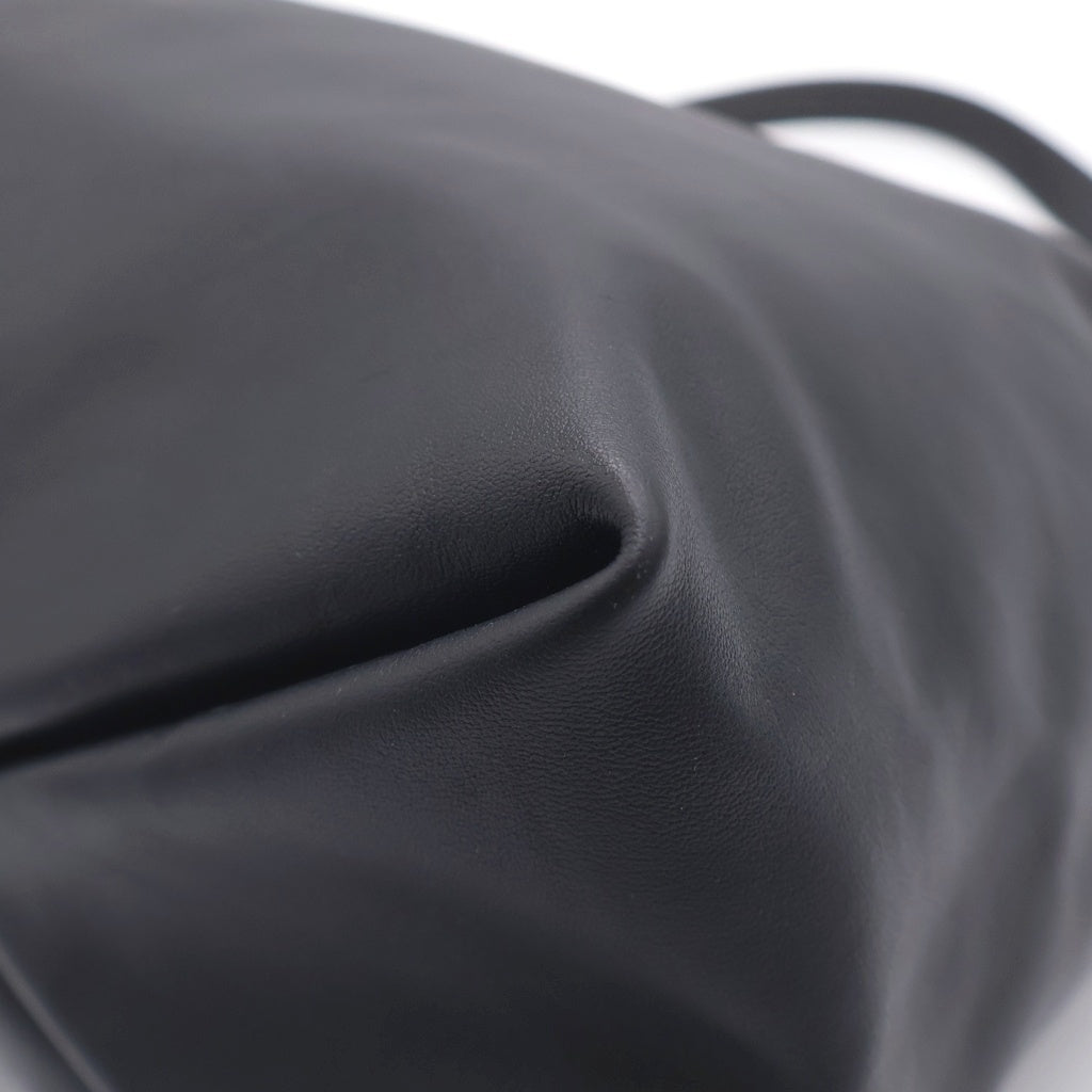 MM6 Maison Margiela(エムエムシックスメゾンマルジェラ) FOLDED POCHETTE JAPANESE フォルテッド カーフレザー ジャパニーズハンドバッグ ショルダーバッグ ブラック SB5WF0016 P8805 レディース
