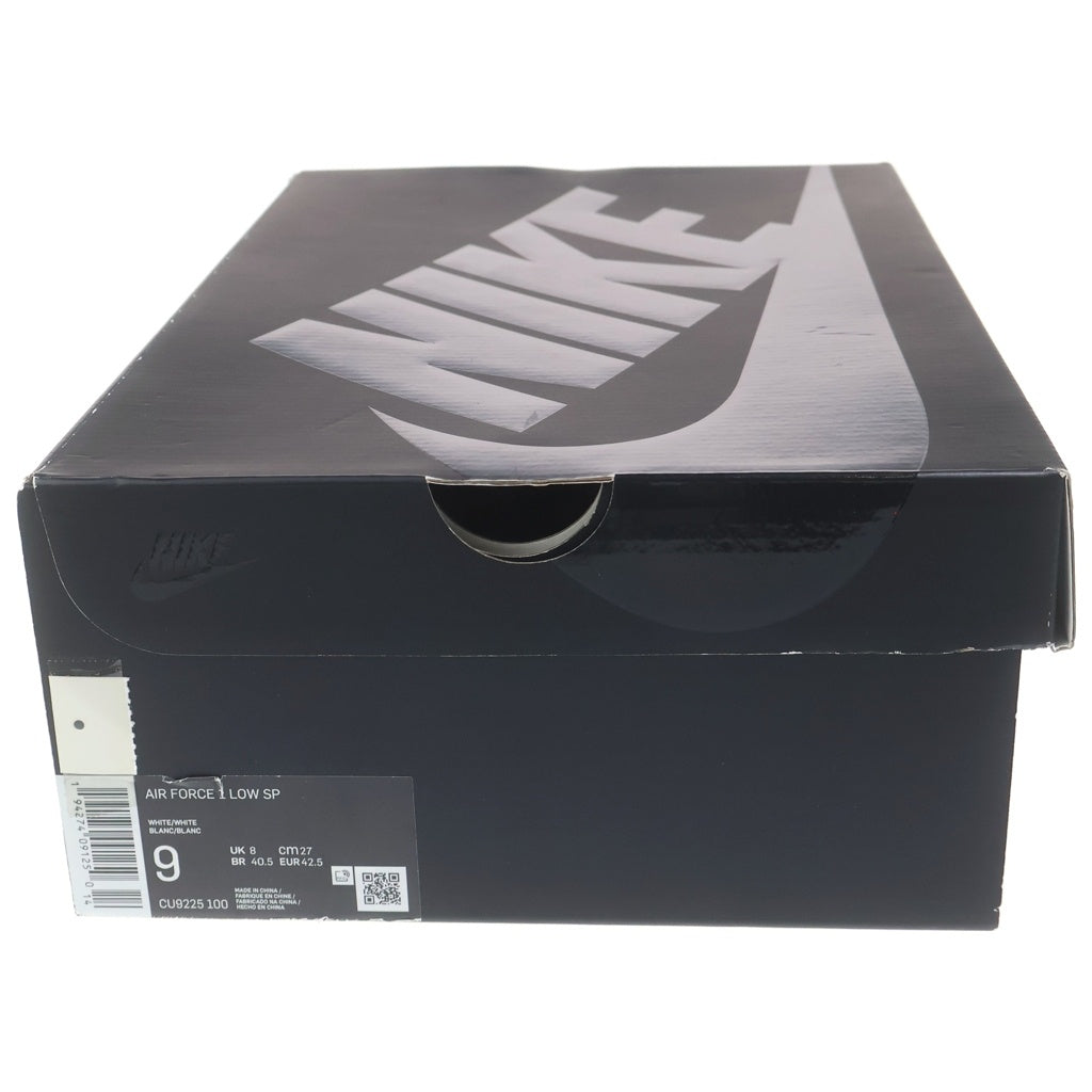 NIKE(ナイキ) × SUPREME AIR FORCE 1 LOW CU9225-100 シュプリーム エアフォースワン ローカットスニーカー ホワイト US9/27cm