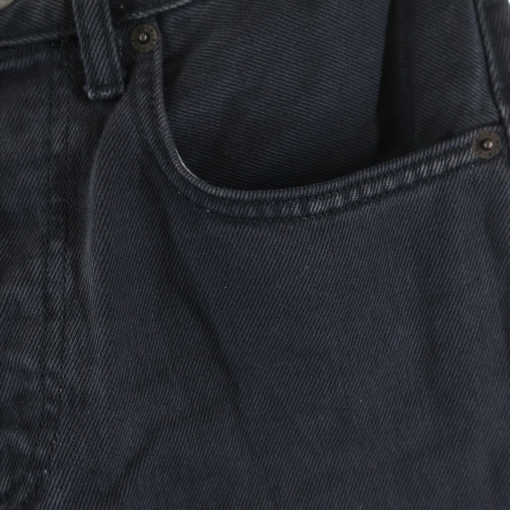 Acne Studios(アクネ ストゥディオズ) 1992M Slim-Fit Bootcut Jeans スリムフィットブーツカットジーンズ デニムパンツ ブラック B00306