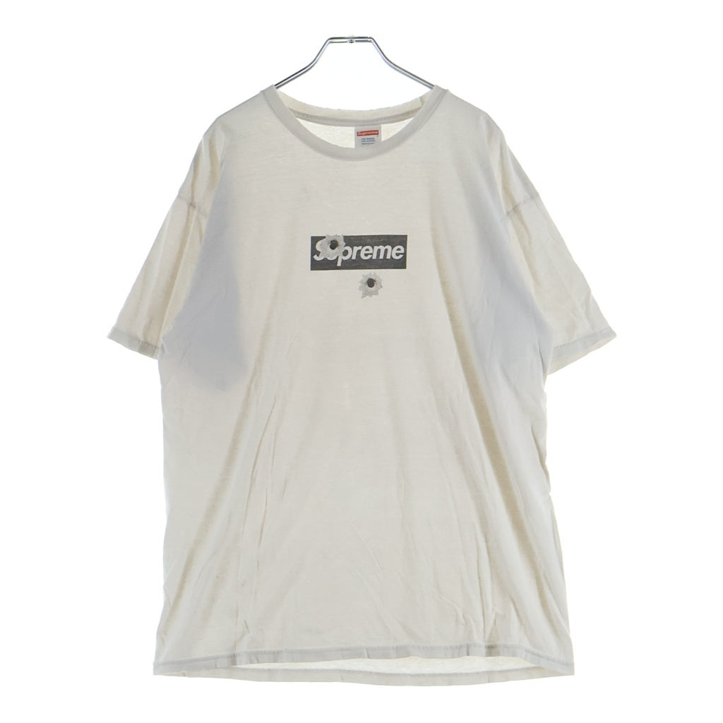 SUPREME(シュプリーム) 12AW Bullet Box Logo Tee 渋谷オープン記念 バレット ボックスロゴ クルーネック 半袖Tシャツ カットソー ホワイト