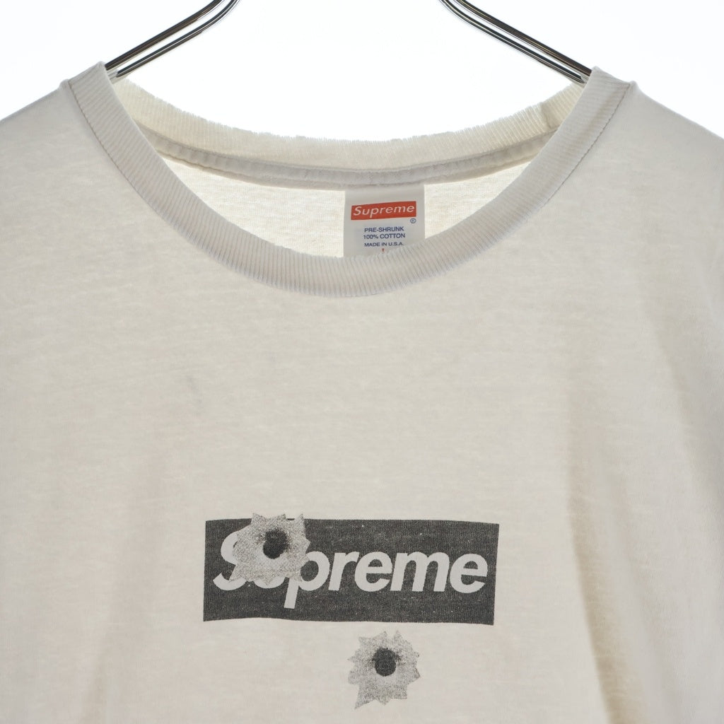 SUPREME(シュプリーム) 12AW Bullet Box Logo Tee 渋谷オープン記念 バレット ボックスロゴ クルーネック 半袖Tシャツ カットソー ホワイト