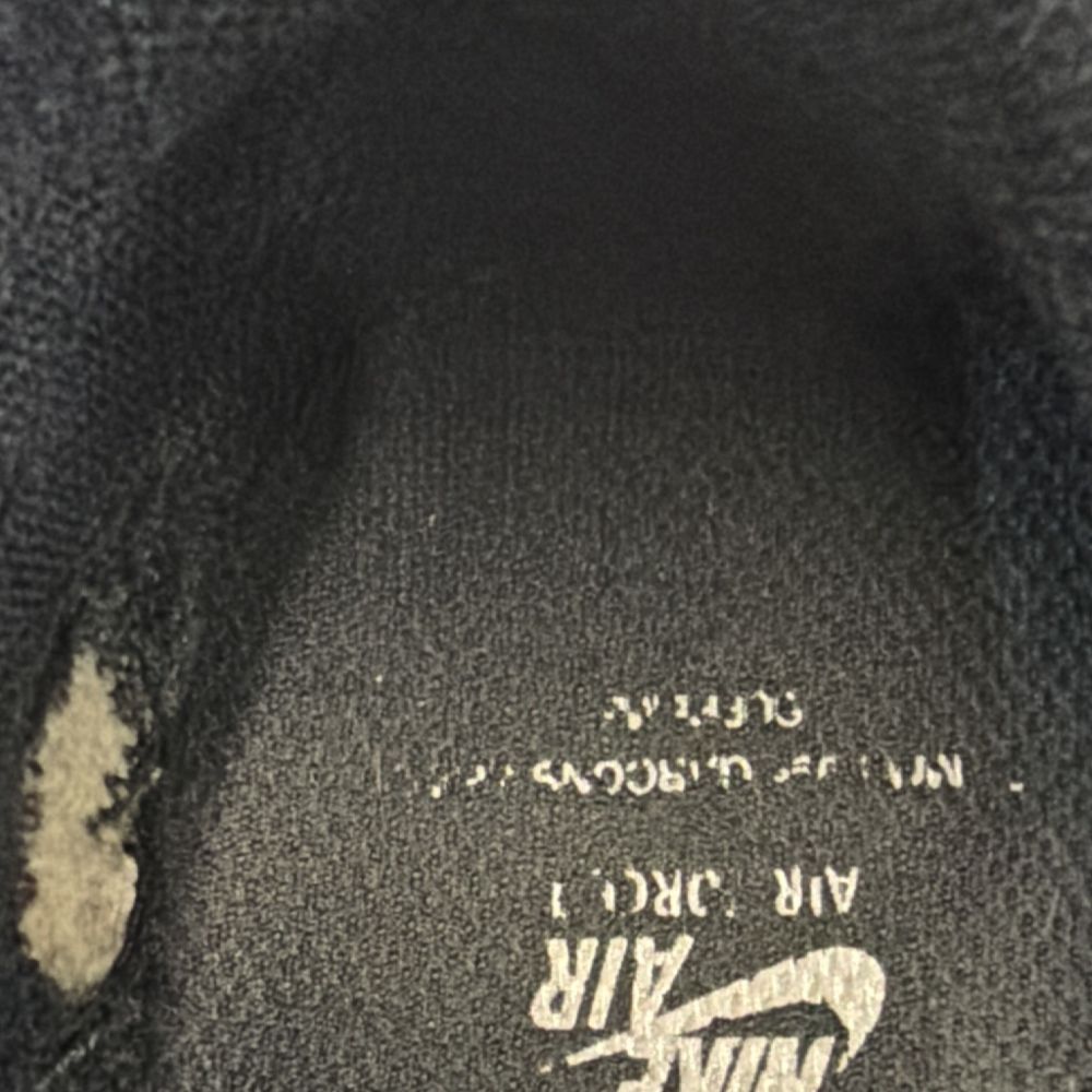 NIKE(ナイキ) ××SHIRT AIR FORCE 1 LOW シュプリーム コムデギャルソンシャツ エアフォース1 ローカットスニーカー ブラック US9.5/27.5cm