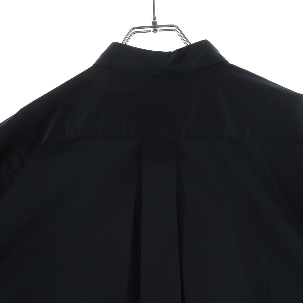 COMME des GARCONS SHIRT(コムデギャルソンシャツ) 22SS FOREVER SHORT SLEEVE WOVEN SHIRT フォーエバー コットン ショートスリーブ ウーブン 半袖シャツ ブラック FI-B030