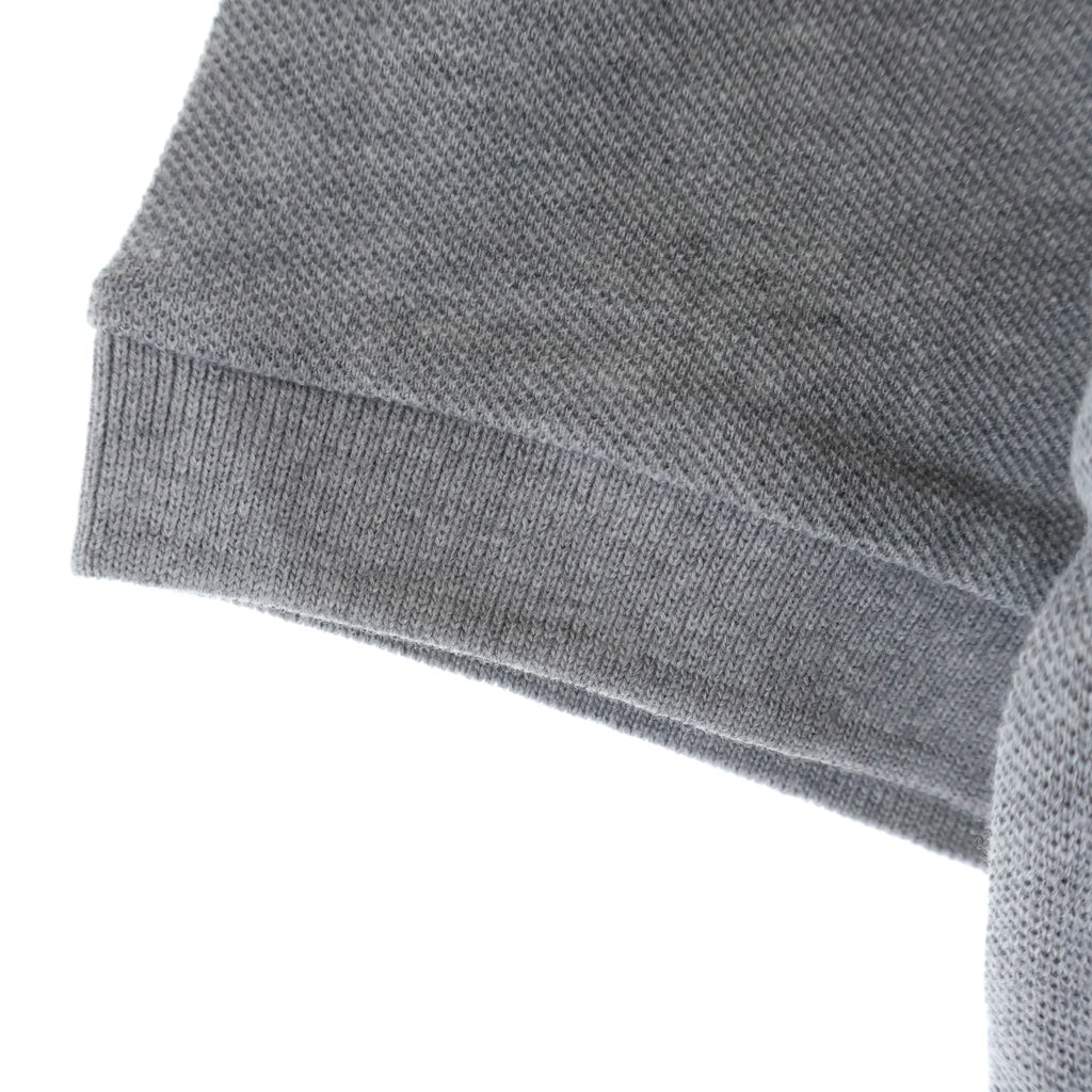PLAY COMME des GARCONS(プレイコムデギャルソン) 25SS ハートロゴ刺繍 コットン 半袖ポロシャツ グレー AX-T078 AD2025/4