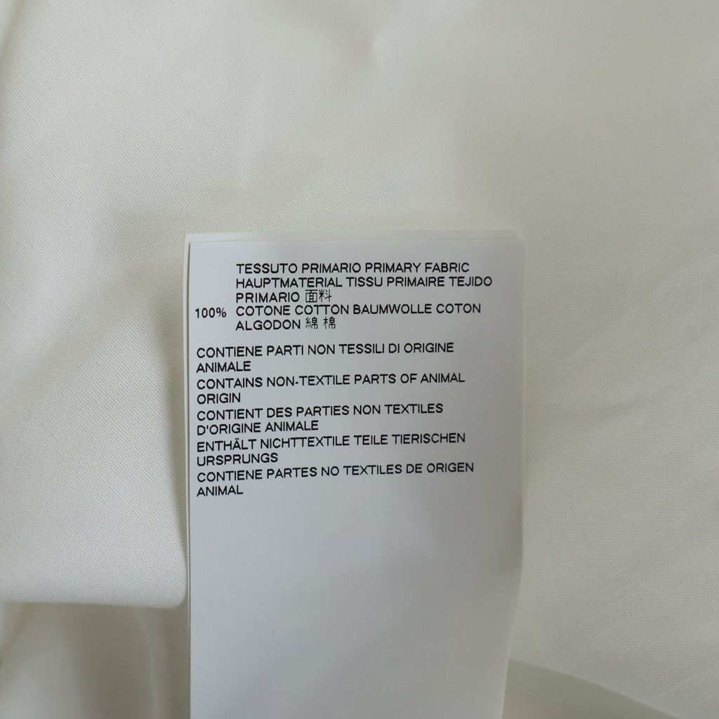 Maison Margiela(メゾンマルジェラ) 18SS Pocket Stitch Shirt ポケット ステッチ 長袖シャツ ホワイト S50DL0334 S43001