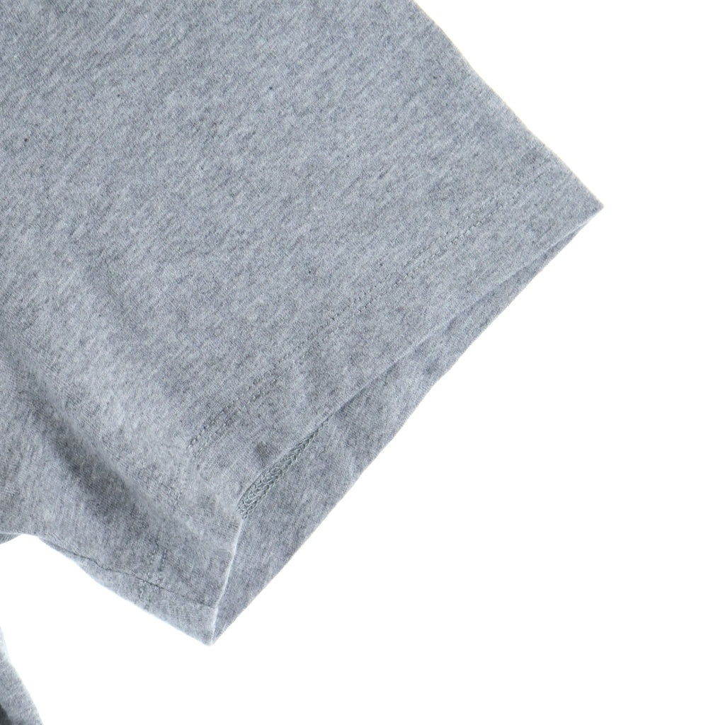 AMI Alexandre Mattiussi(アミアレクサンドルマテュッシ) AMI de Coeur ハートロゴ刺繍 クルーネック 半袖Tシャツ カットソー グレー BFUTS001.724