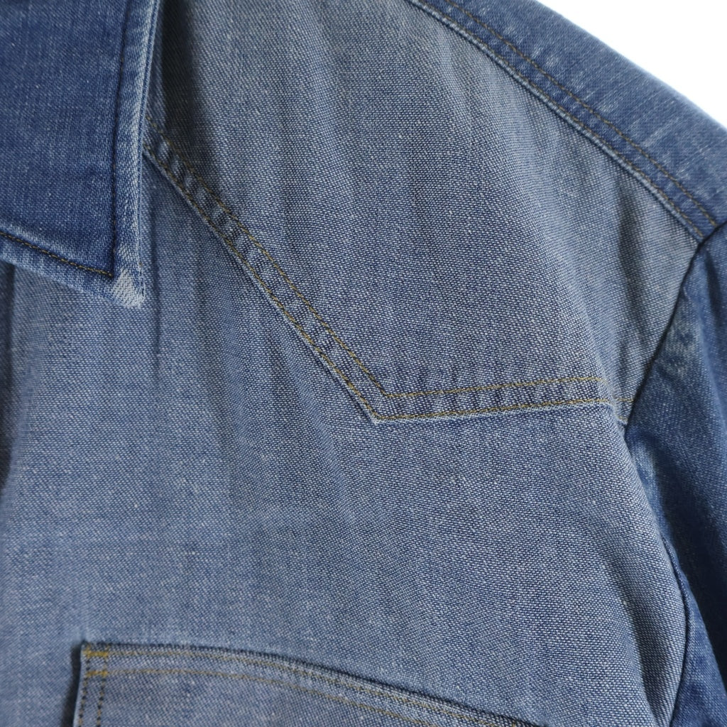 Maison Margiela(メゾンマルジェラ) 17AW ウエスタン デニム 長袖シャツ インディゴ S50DL0316 S30512