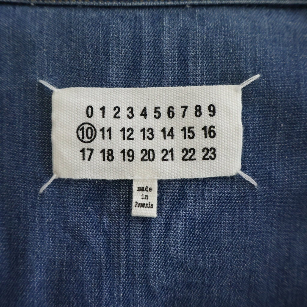 Maison Margiela(メゾンマルジェラ) 17AW ウエスタン デニム 長袖シャツ インディゴ S50DL0316 S30512