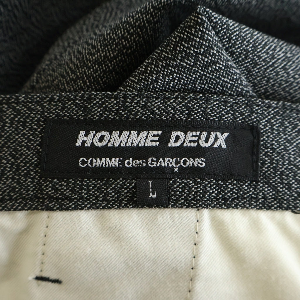 COMME des GARCONS HOMME DEUX(コムデギャルソン オムドゥ) アクリル テーパード スラックスパンツ グレー DS-P035 AD2016