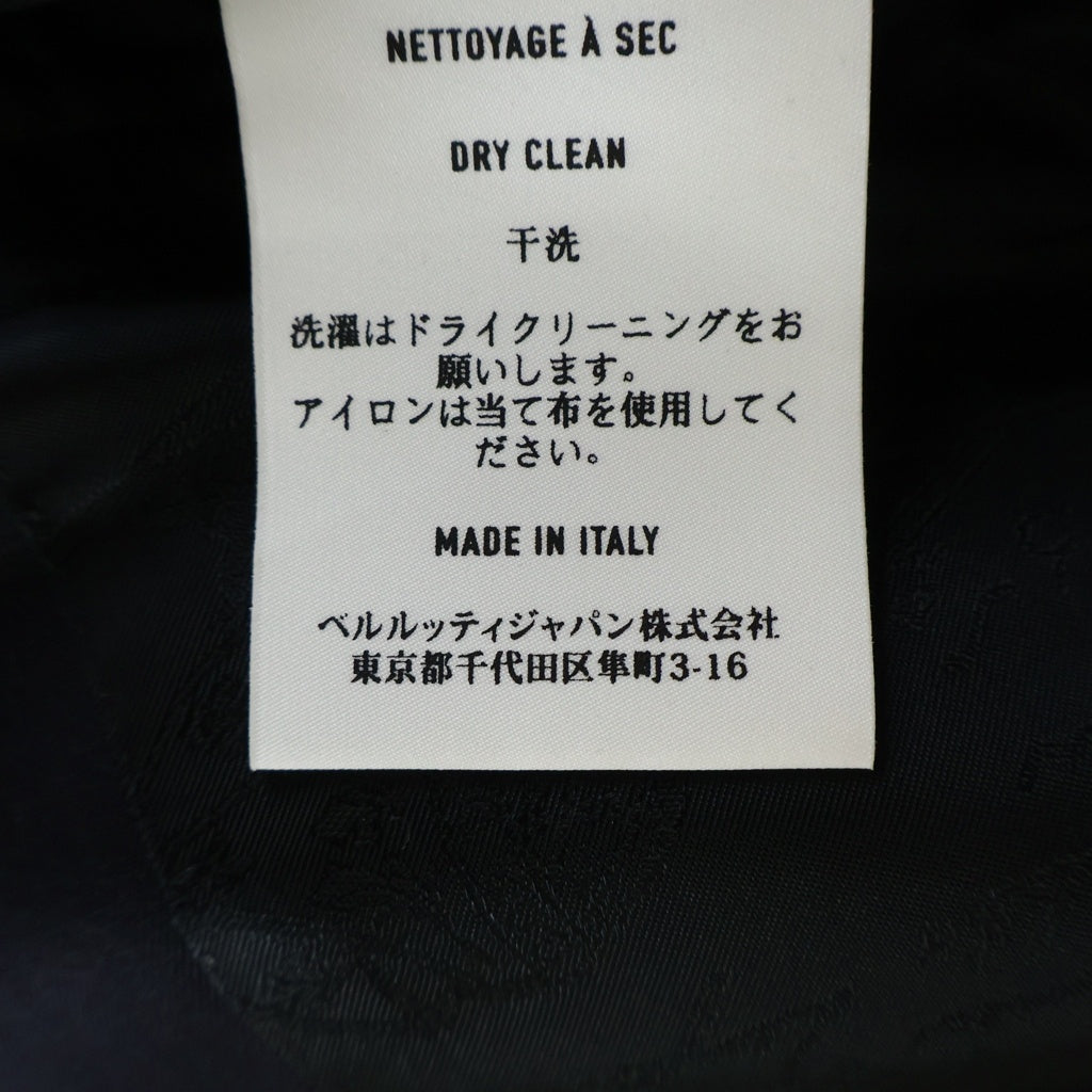 Berluti(ベルルッティ) 裏地カリグラフィ ウール 2B テーラードジャケット ネイビー R15GCL46WARP