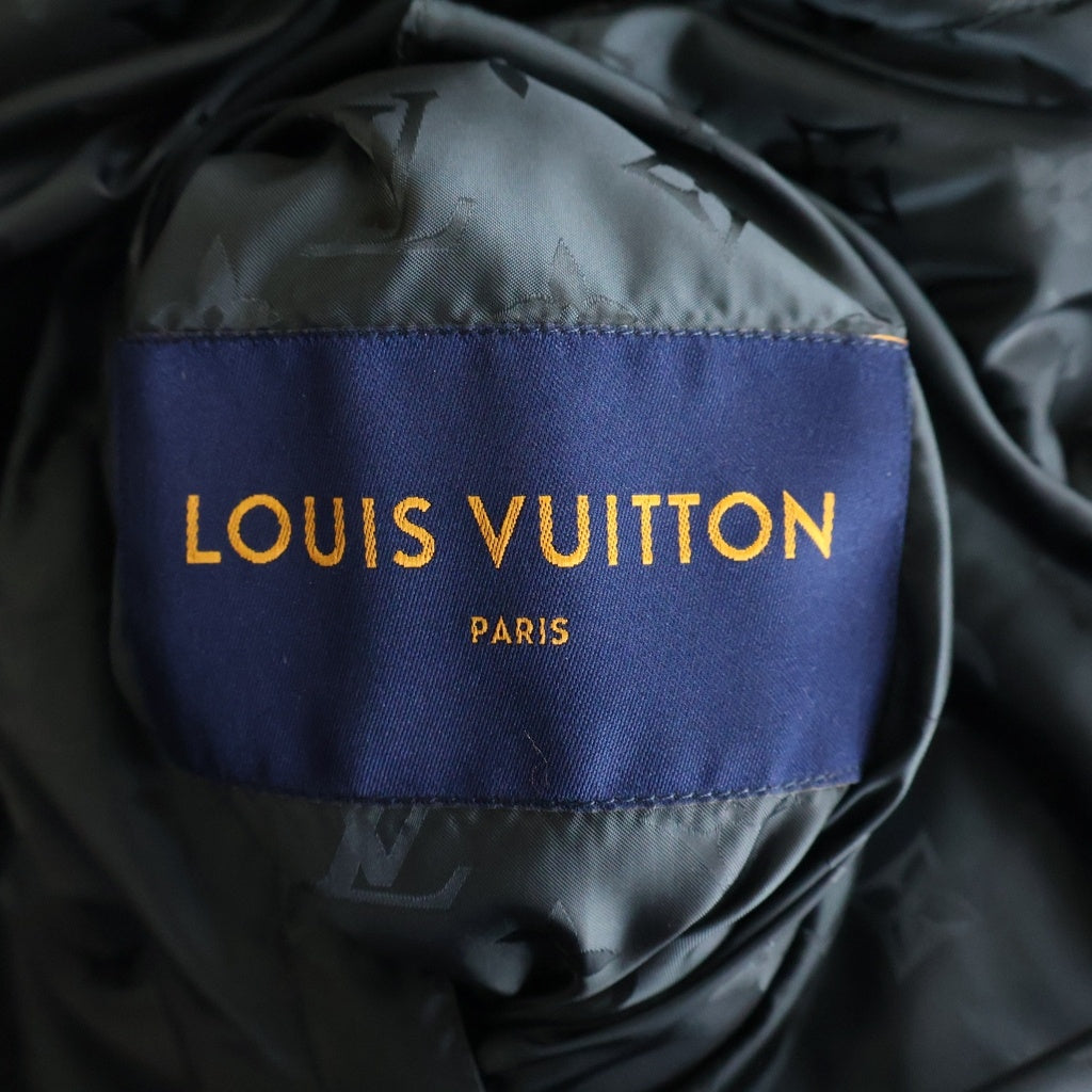 LOUIS VUITTON(ルイヴィトン) 19AW モノグラム リバーシブル ダウンジャケット ブルゾン ブラック/ベージュ HFB47WGHK