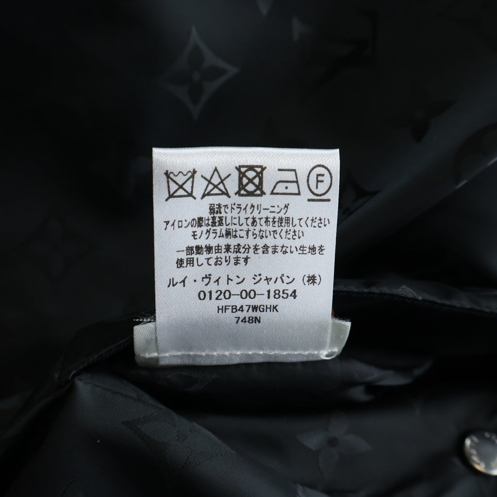 LOUIS VUITTON(ルイヴィトン) 19AW モノグラム リバーシブル ダウンジャケット ブルゾン ブラック/ベージュ HFB47WGHK