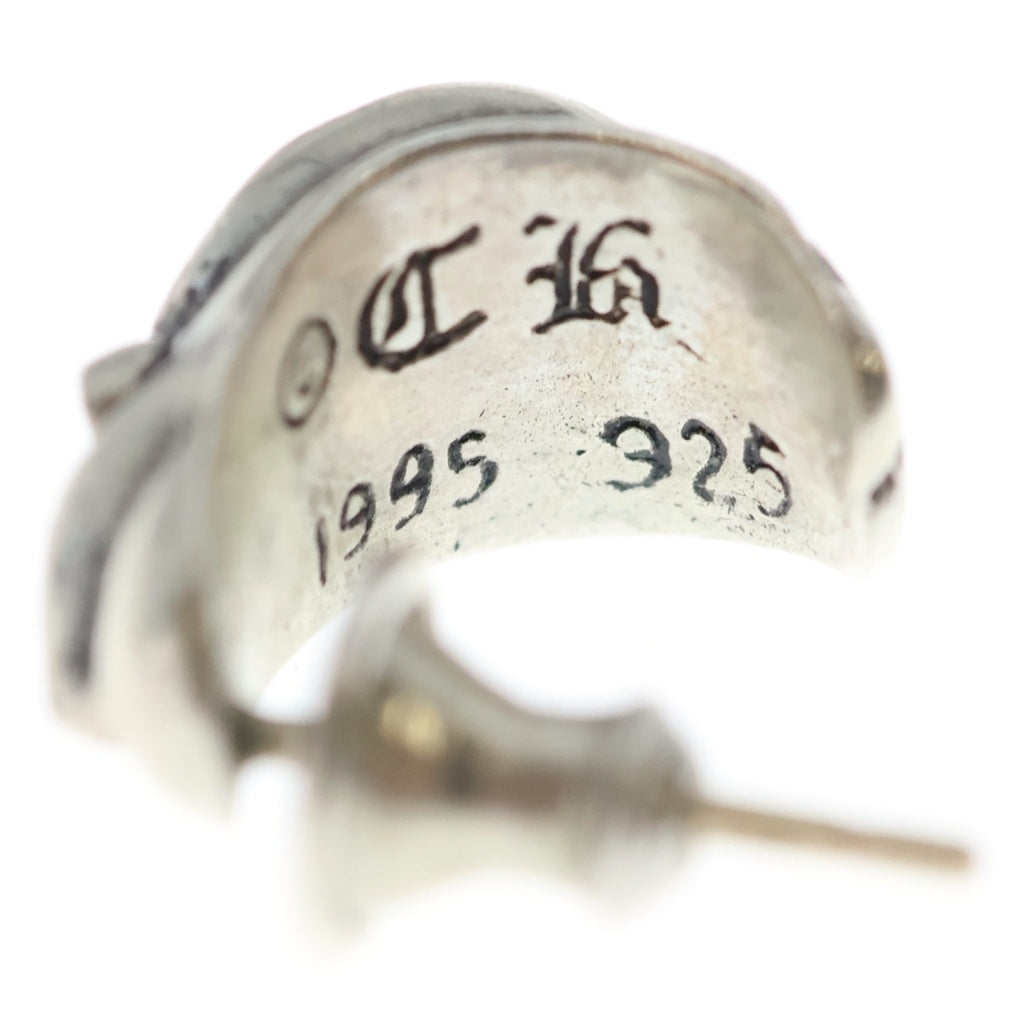 CHROME HEARTS(クロムハーツ) CARVED TEARDROP カーブドティアドロップ ピアス シルバー BCA091 レディース