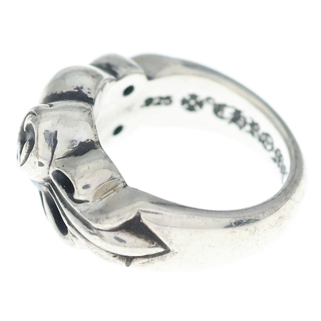 CHROME HEARTS(クロムハーツ) FLRL CRS HRT フローラルハートリング シルバー レディース