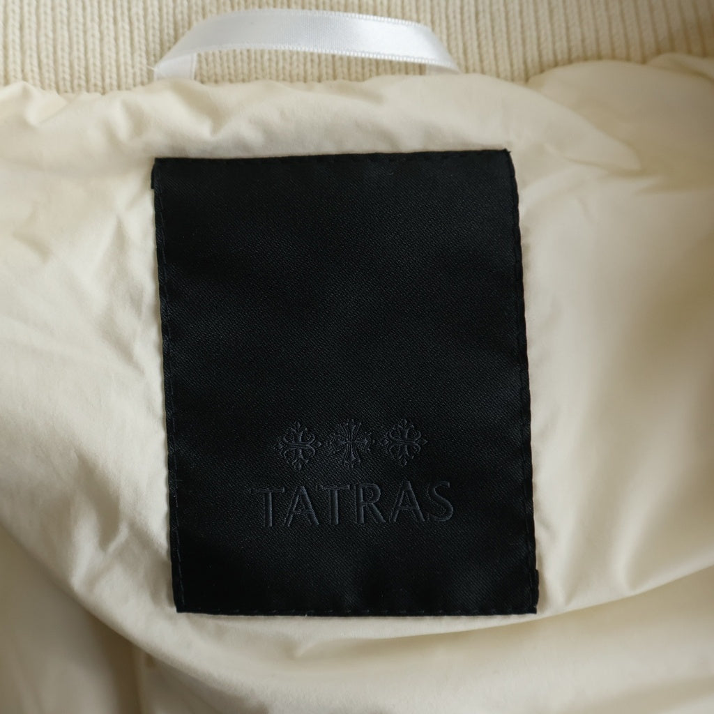 TATRAS(タトラス) HENDER エンダー ナイロン ウールコンビ ダウンジャケット ホワイト MJXA0022013588