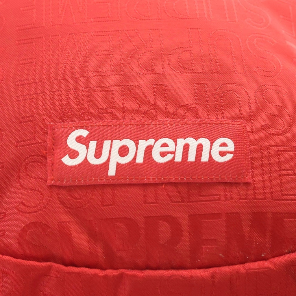 SUPREME(シュプリーム) 19SS Backpack ロゴ 総柄 バックパック リュックサック レッド