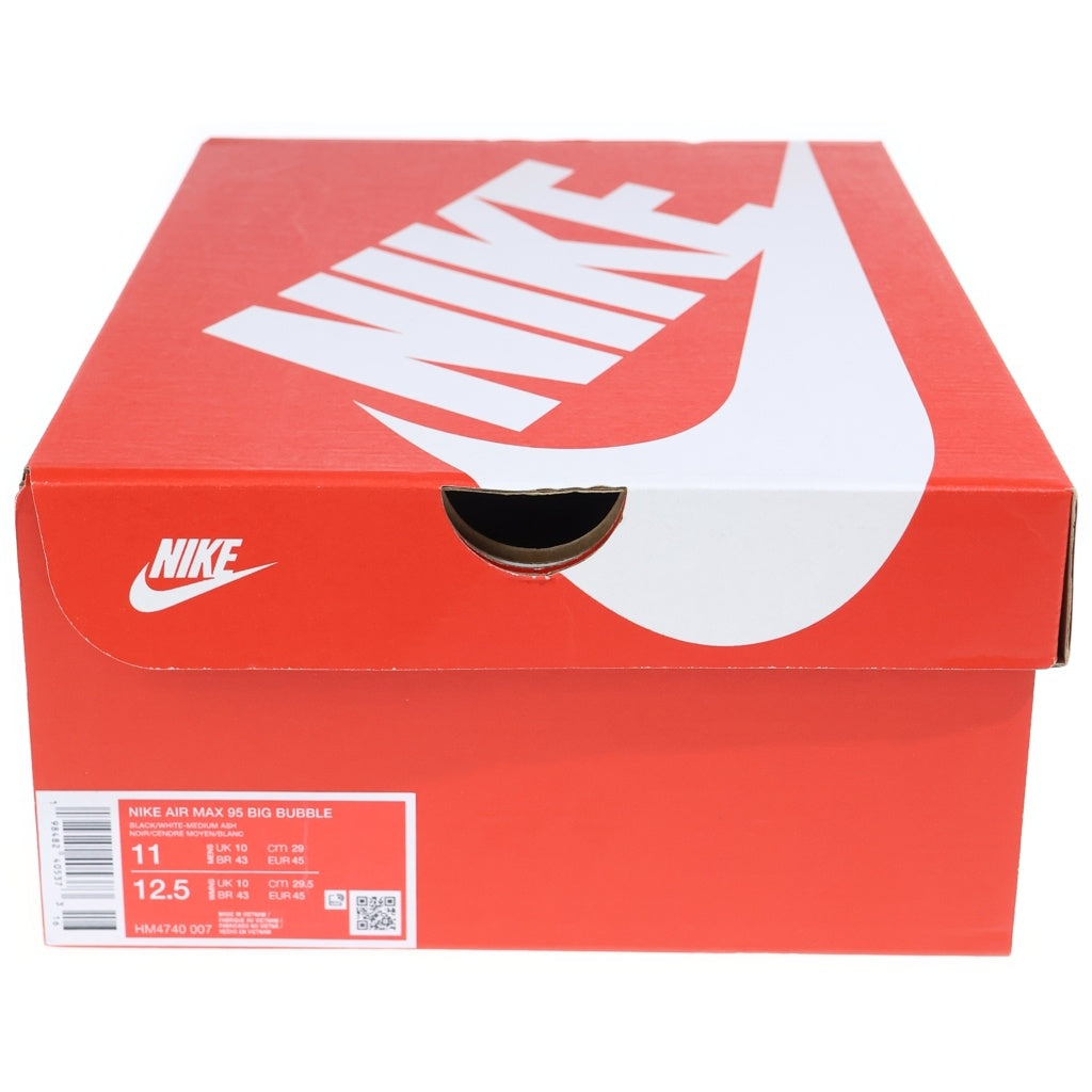 NIKE(ナイキ) AIR MAX 95 OG BIG BUBBLE GRANITE HM4740-007 エアマックス ビッグバブル グラナイト ローカットスニーカー グレー US11/29cm