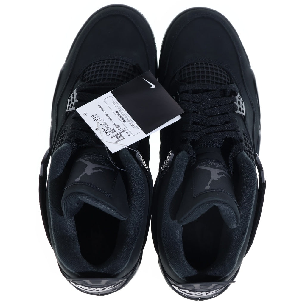 NIKE(ナイキ) AIR JORDAN 4 BLACK CAT FV5029‐010 エアジョーダン4 ブラックキャット ハイカットスニーカー ブラック US11/29cm