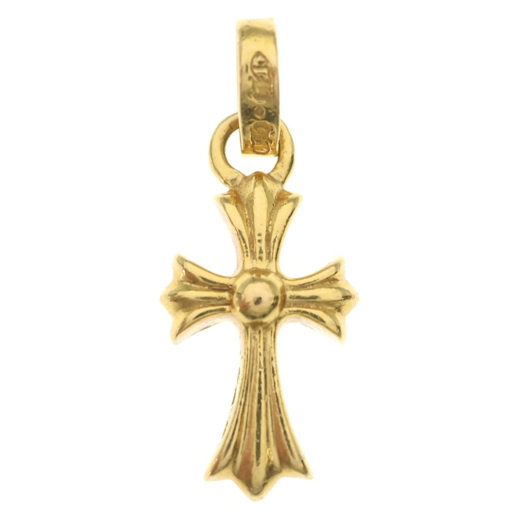CHROME HEARTS(クロムハーツ) 22K CRS BBYFAT P/DIA ベイビーファットクロス PAVEダイヤ ペンダントトップ ゴールド BCA035