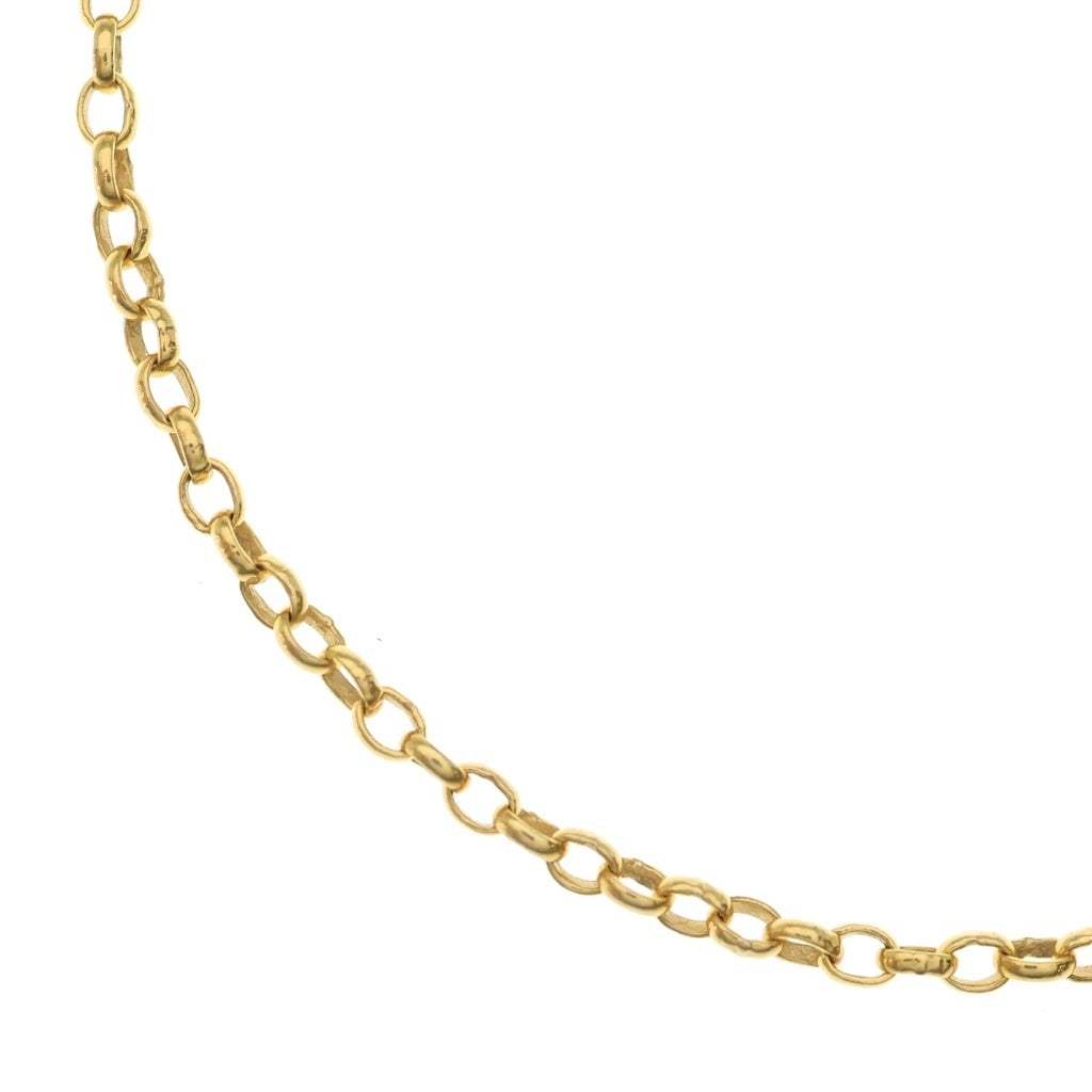 CHROME HEARTS(クロムハーツ) 22K NECKCHAIN R20 ロールチェーンネックレス 20inch ゴールド BCA011