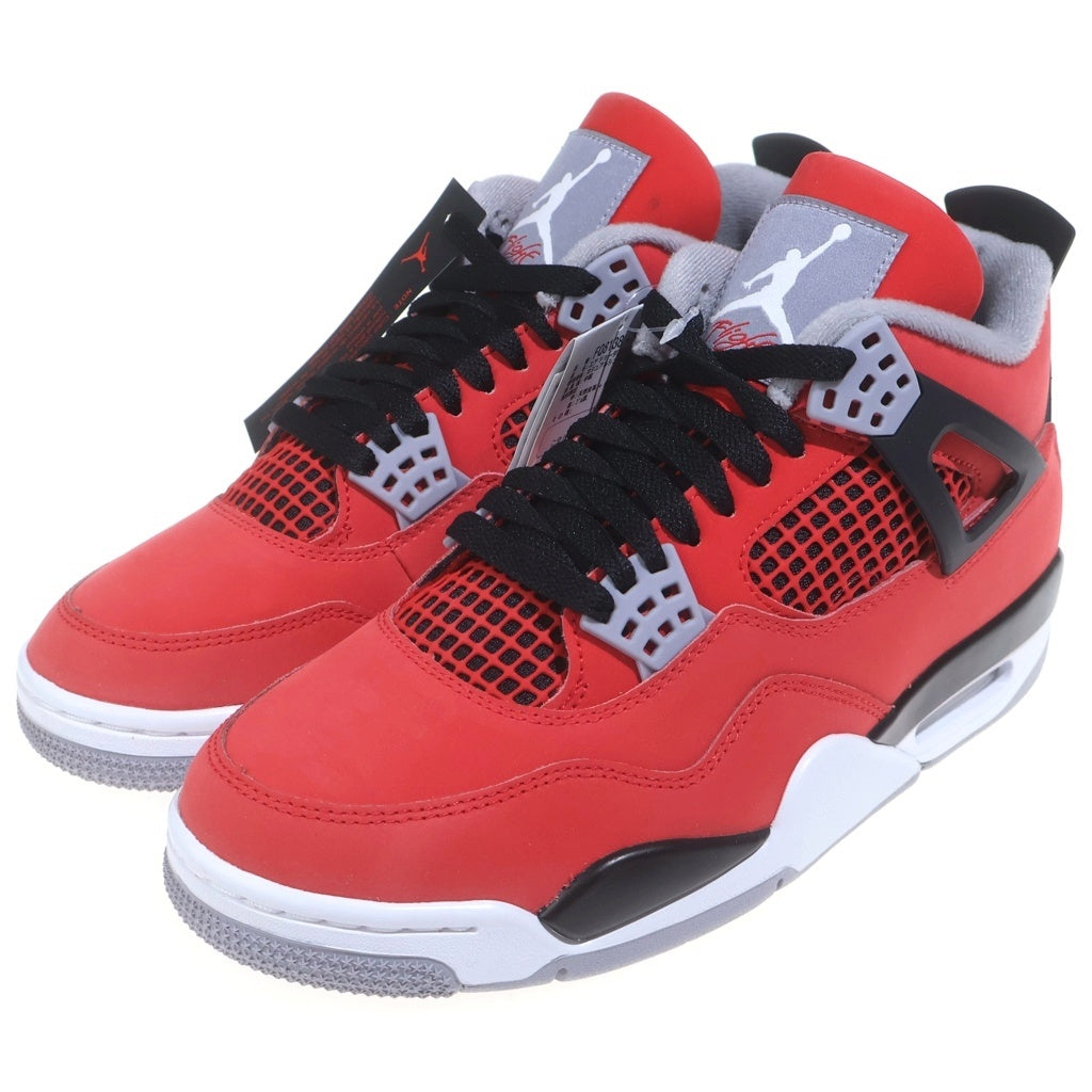 NIKE(ナイキ) AIR JORDAN 4 RETRO TORO BRAVO FQ8138-600 エアジョーダン4 レトロ トロブラボー ハイカットスニーカー レッド US8/26cm