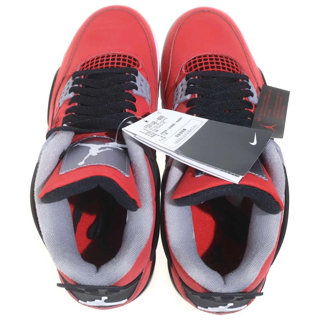 NIKE(ナイキ) AIR JORDAN 4 RETRO TORO BRAVO FQ8138-600 エアジョーダン4 レトロ トロブラボー ハイカットスニーカー レッド US8/26cm