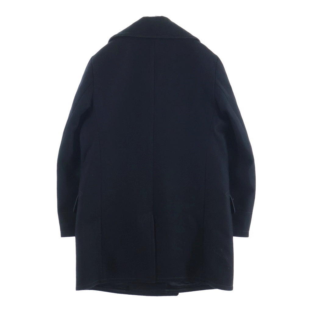 MINEDENIM(マインデニム) 25AW Denim Melton Pea CT 13スター 10B デニムメルトン ウール Pコート ブラック 2511-9003