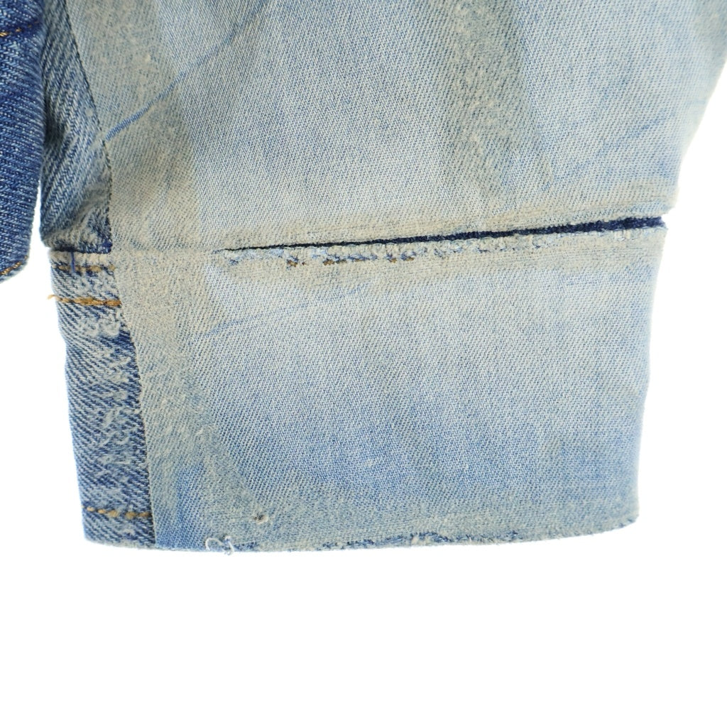 DIESEL(ディーゼル) D-BARCY ダメージ デニムトラッカージャケットインディゴ A14730