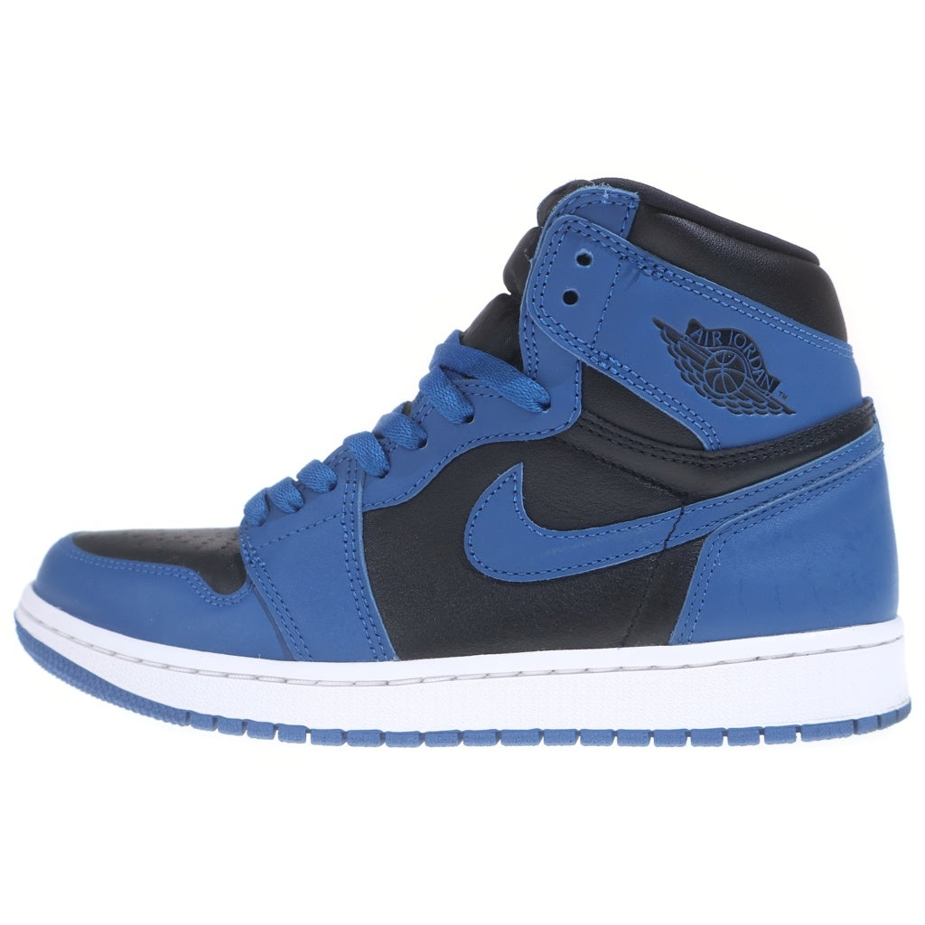 NIKE(ナイキ) AIR JORDAN1 RETRO HIGH OG 555088-404 エアジョーダン1 レトロ ハイカットスニーカー ブラック/ブルー US8.5/26.5cm