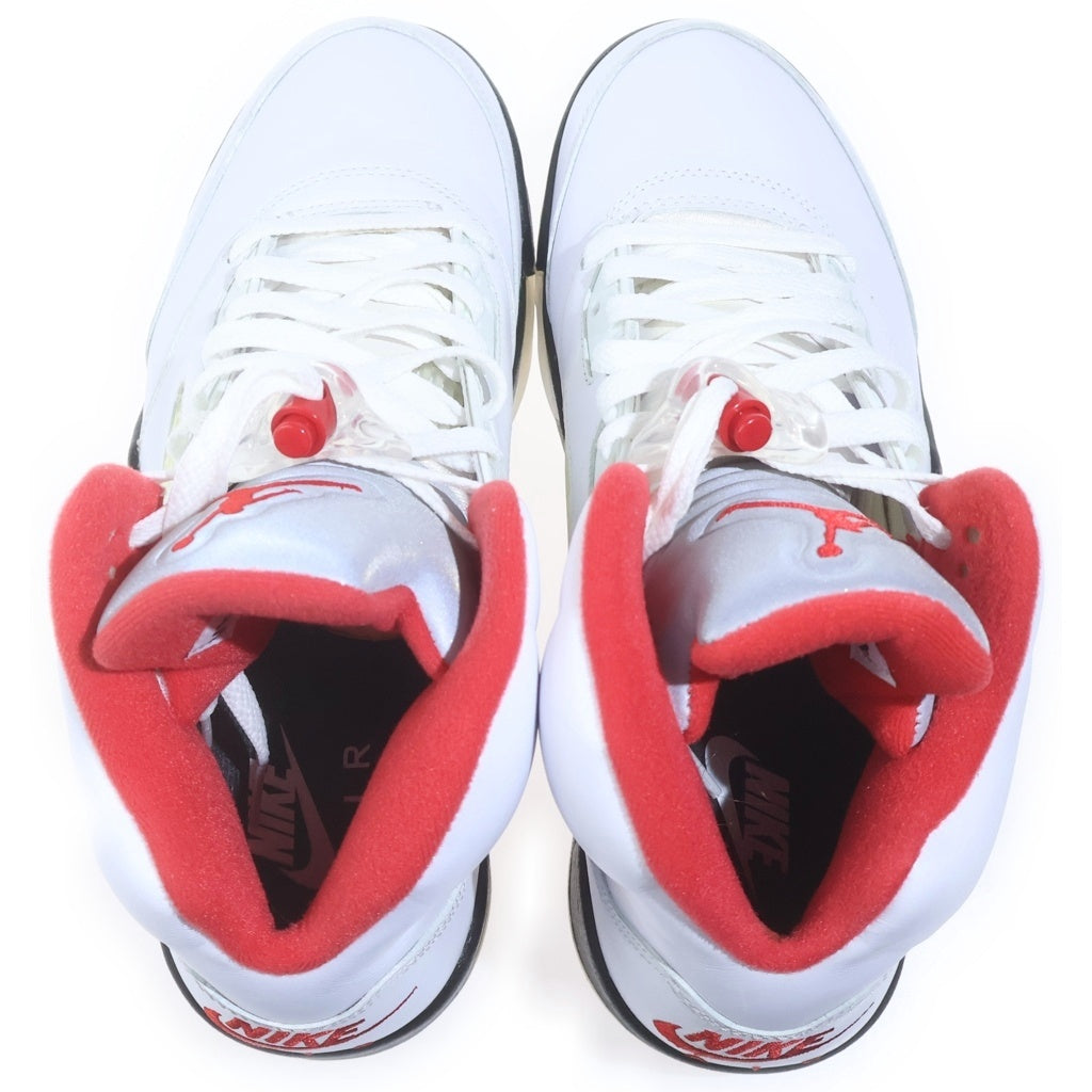 NIKE(ナイキ) AIR JORDAN1 RETRO FIRE RED DA1911-102 エアジョーダン1 レトロ ファイア レッド ハイカットスニーカー ホワイト/レッド US9/27cm