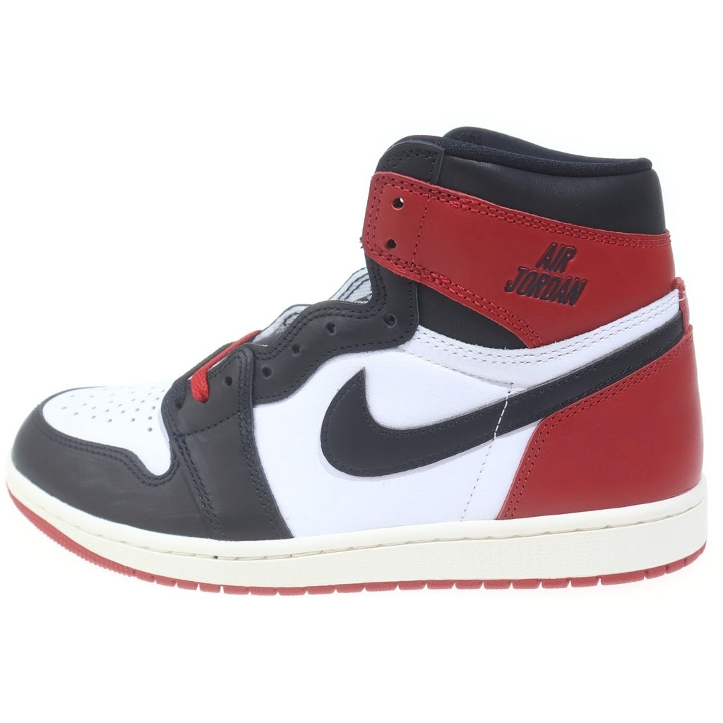 NIKE(ナイキ) AIR JORDAN1 RETRO HIGH OG BLACK TOE REIMAGINED DZ5485-106 エアジョーダン1 レトロ ブラックトゥ リイマジンド ハイカットスニーカー US8.5/26.5cm