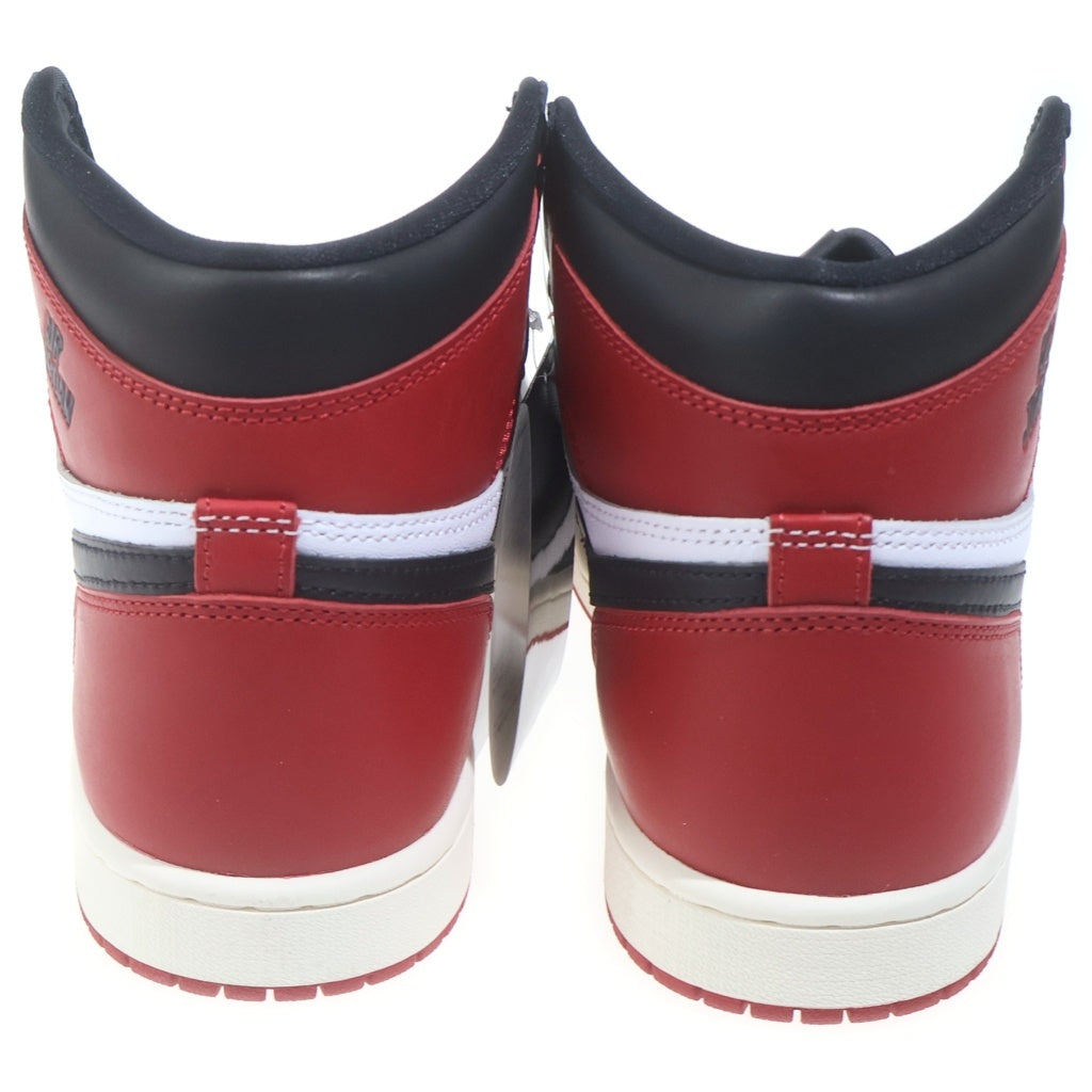 NIKE(ナイキ) AIR JORDAN1 RETRO HIGH OG BLACK TOE REIMAGINED DZ5485-106 エアジョーダン1 レトロ ブラックトゥ リイマジンド ハイカットスニーカー US8.5/26.5cm