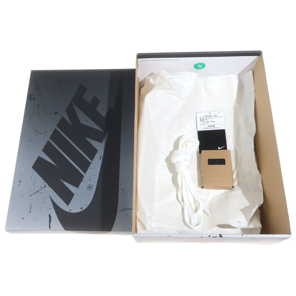 NIKE(ナイキ) AIR JORDAN1 RETRO HIGH OG DZ5485-051 エアジョーダン1 レトロ ハイカットスニーカー ホワイト/グレー US9/27cm