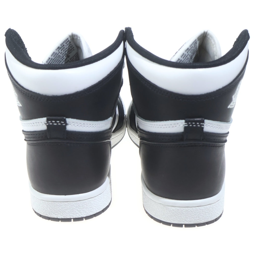 NIKE(ナイキ) AIR JORDAN1 HIGH 85 BQ4422-001 エアジョーダン1 ハイカットスニーカー ホワイト/ブラック US9/27cm