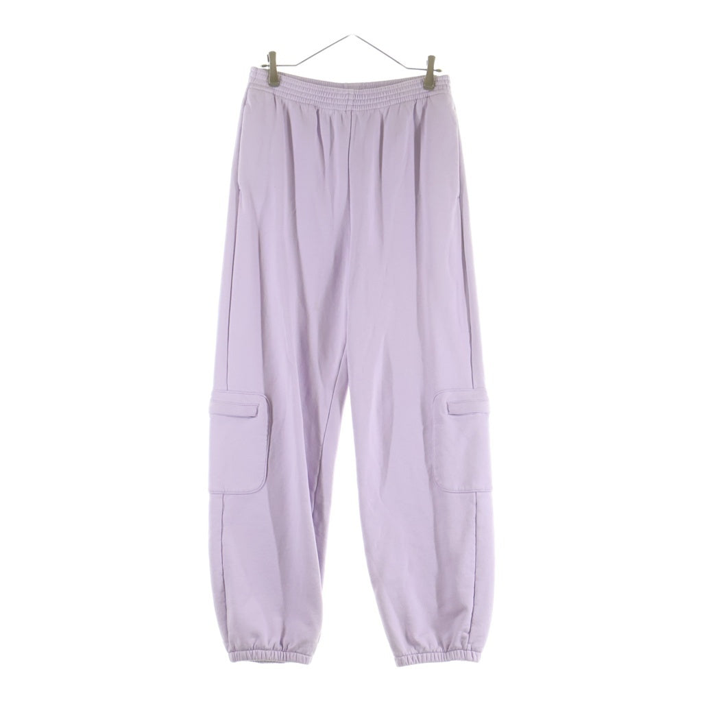 MM6 Maison Margiela(エムエムシックスメゾンマルジェラ) パッチポケット付きスウェットロングパンツ パープル S25KA0337 S25537 レディース