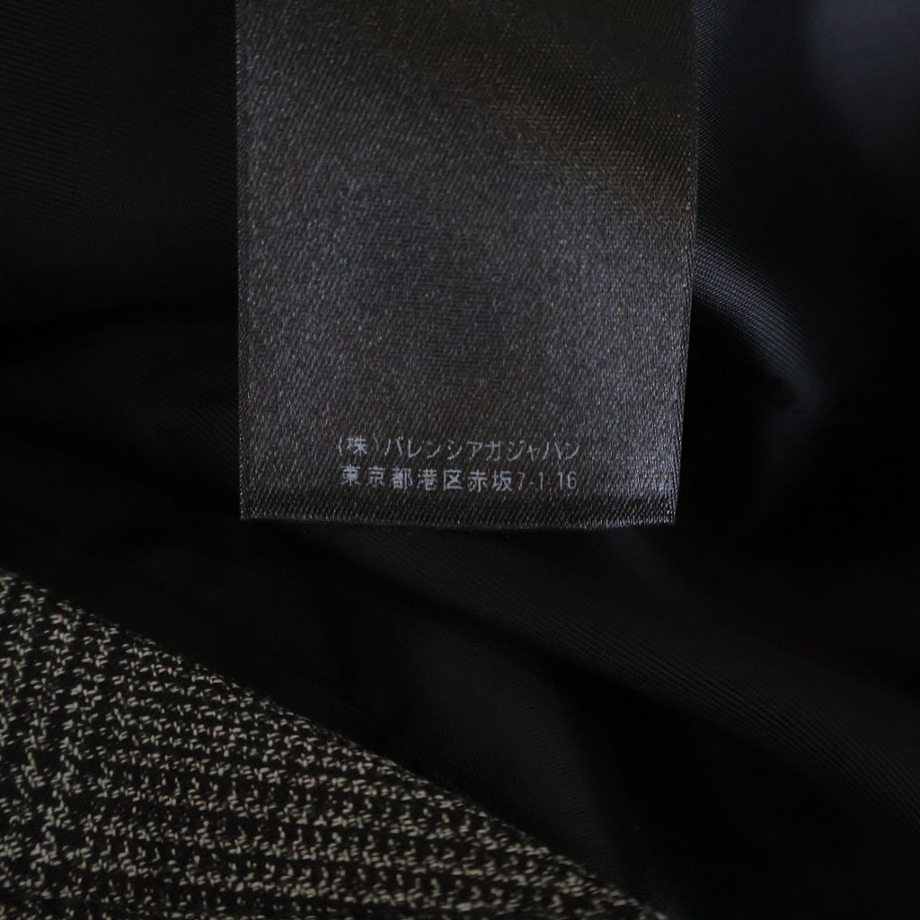 BALENCIAGA(バレンシアガ) グレン チェック ダブルジャケット グレー 571279 レディース