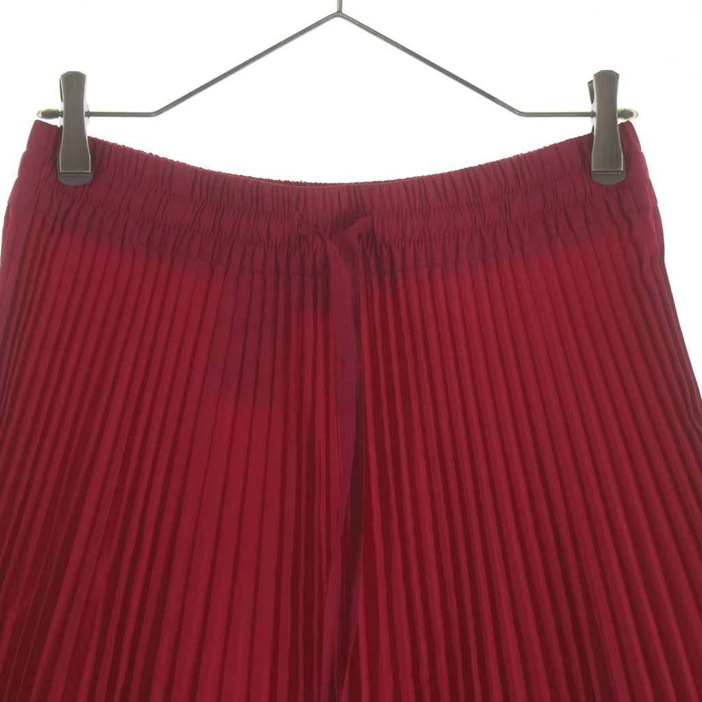 RED VALENTINO(レッド ヴァレンティノ) プリーツ ロングスカート レッド QR0RA36038U レディース